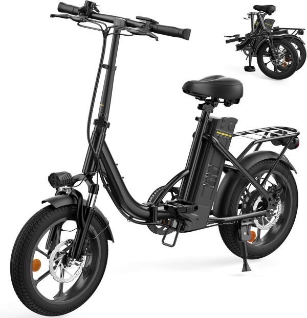 Electric Bike for Adults 500W/750W/1000W Peak, 14"/16"/26" Mountain E-Bike, 25/55 Miles + 20MPH Adult Electric Bicycles for Road Sand Mountain